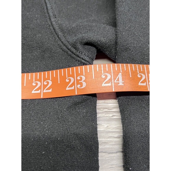 Vintage‎ Champion Eco Hoodie Y2K Foo Foo Embroidered Roses Black Mens Sz L - Picture 8 of 9